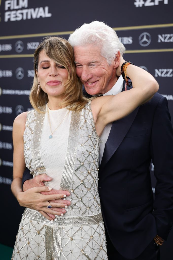 Richard y Alejandra Gere en el Festival de Cine de Zúrich el 8 de octubre de 2024