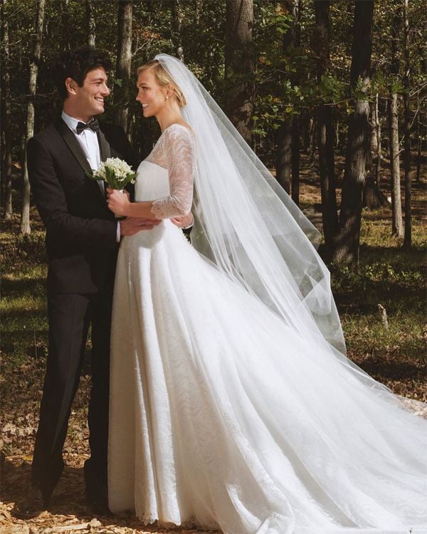 karlie kloss vestido novia