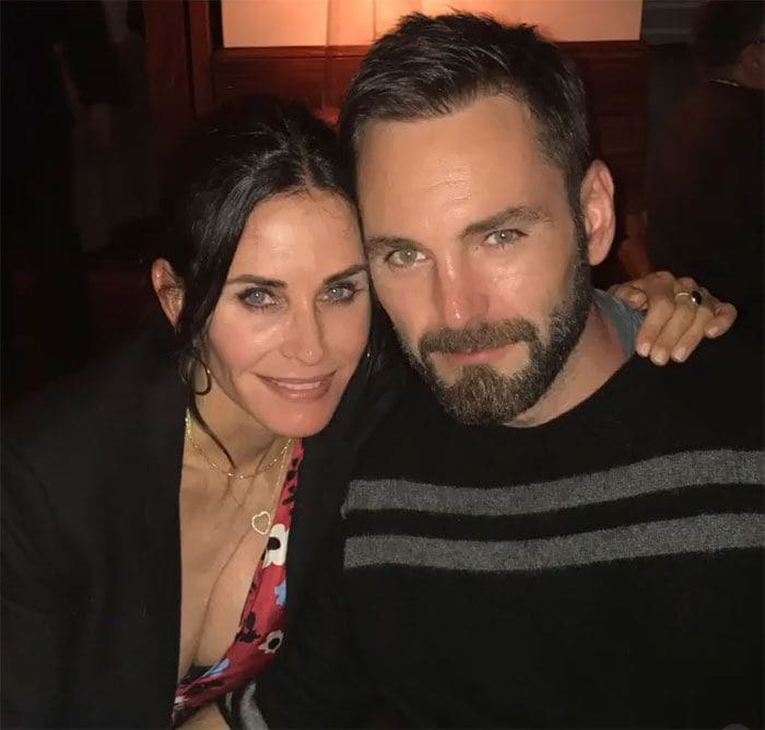 Courteney Cox y su prometido, Johnny McDaid