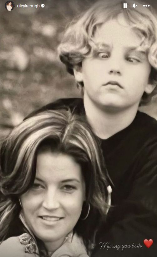 Lisa Marie Presley y Benjamin Keough