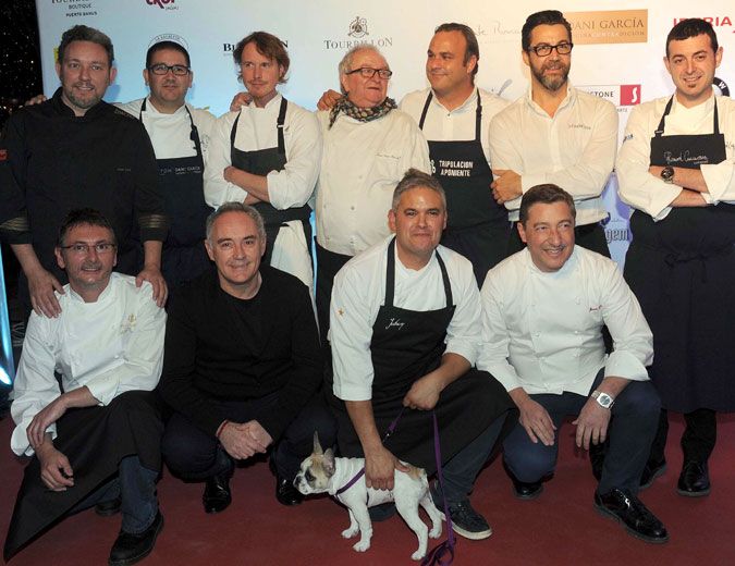 Sin rivalidad alguna, el sábado hubo todo un baño de estrellas para rendir tributo a elBulli y a su creador, el gran Ferran Adrià.
