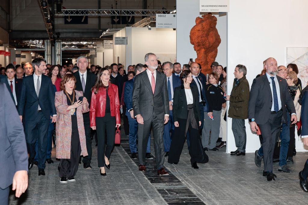 Los reyes Felipe y Letizia inauguran ARCOmadrid