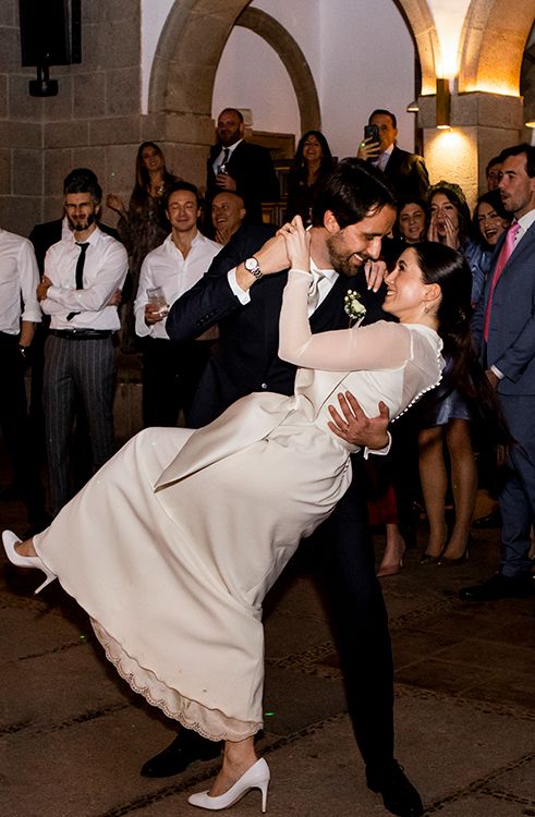 Vestido de novia desmontable para el baile