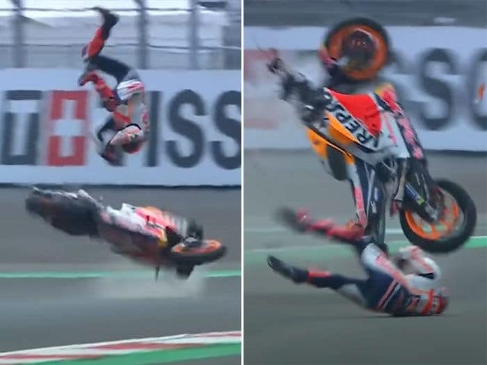 Marc Márquez sufre un accidente