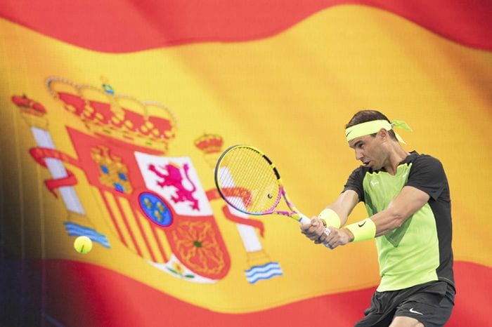 Rafa Nadal juega en la United Cup de Sydney