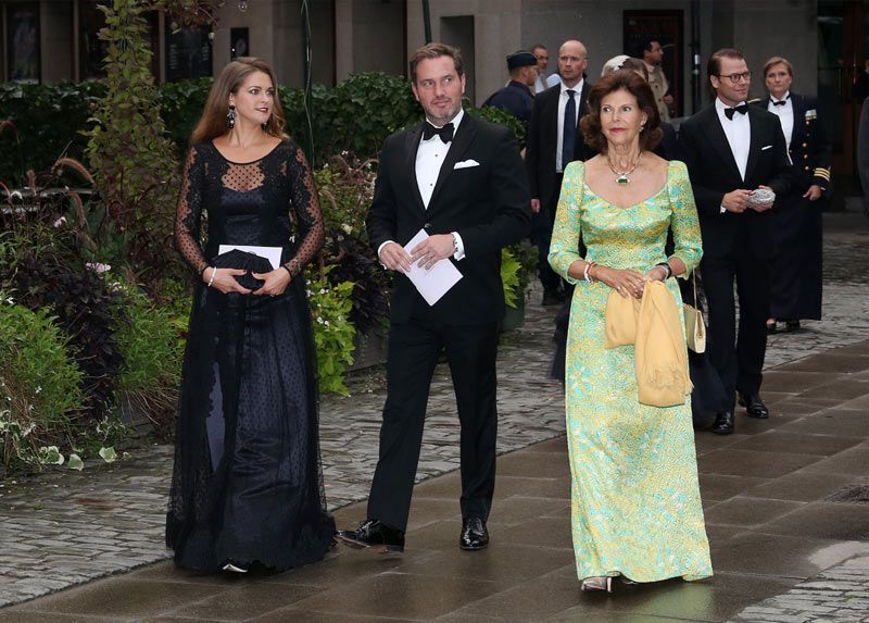 Reina Silvia de Suecia, Magdalena de Suecia y Chris O'Neill