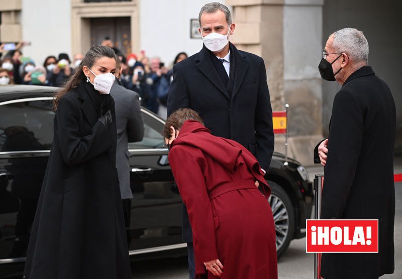 Reyes Felipe y Letizia en Viena