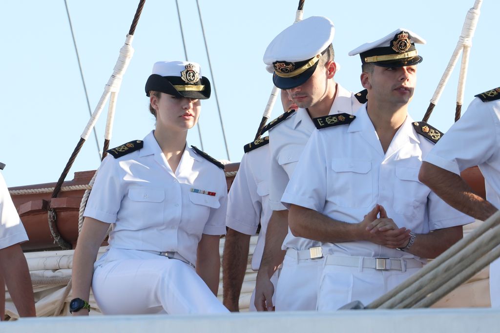 LA PRINCESA LEONOR LLEGA A GRAN CANARIA A BORDO DEL JUAN SEBASTIAN ELCANO