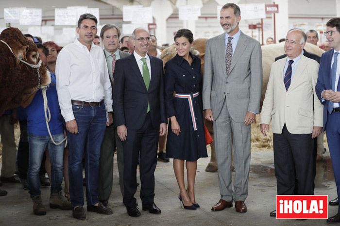 Los Reyes retoman su agenda oficial en la feria agropecuaria de Salamanca