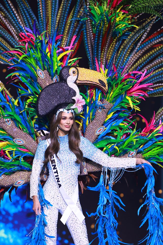 MEXICO CITY, MEXICO - NOVEMBER 14: Miss Argentina Magali Benejam participates in the The 73rd Miss Universe Competition - Preliminary Competition at Arena Ciudad de Mexico on November 14, 2024 in Mexico City, Mexico. (Photo by Hector Vivas/Getty Images)