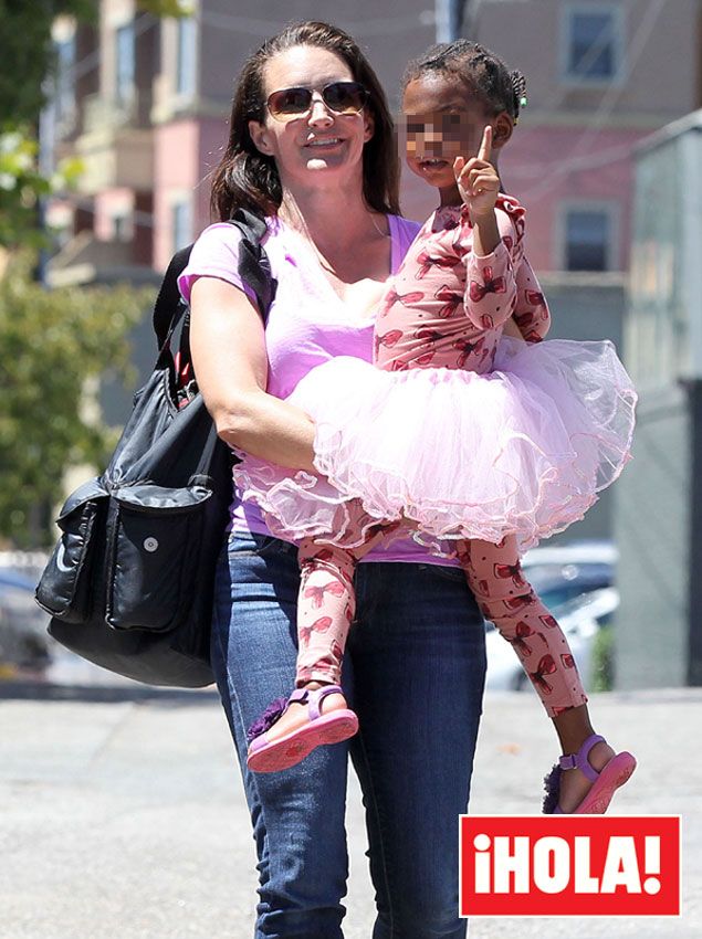 Kristin Davis con su hija Gemma Rose