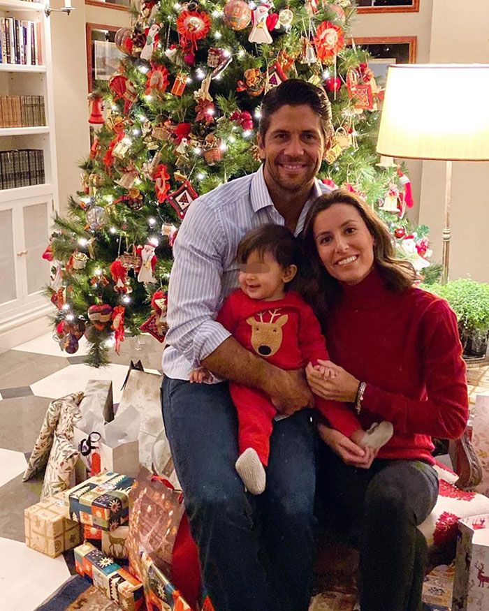 Ana Boyer, junto a Fernando Verdasco y su hijo Miguel