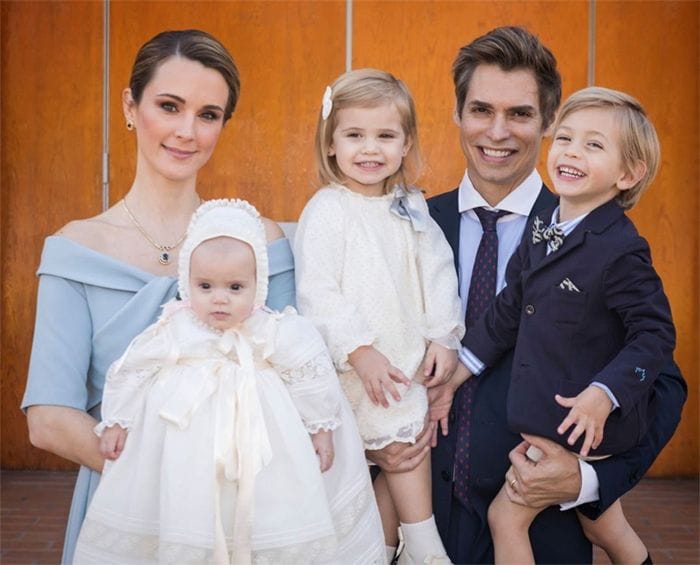 Carlos Baute con su familia