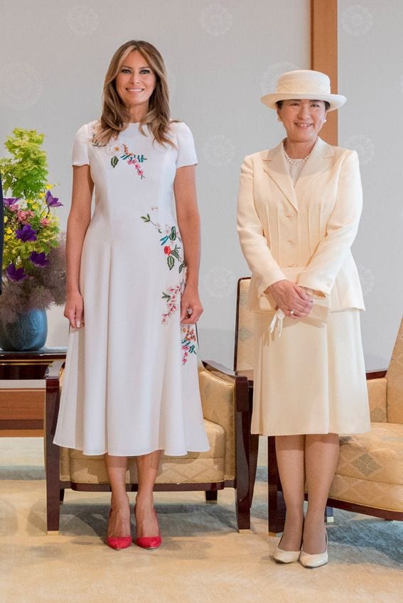 Melania Trump y Masako de Japón