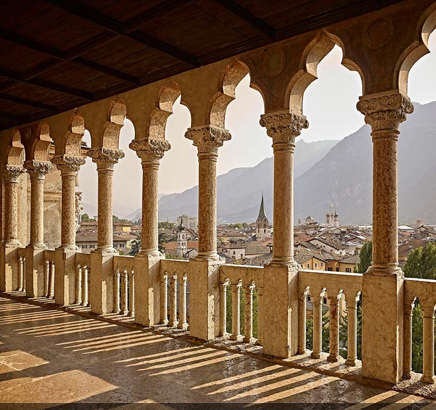 Valle dell'Adige - Trento - Castello del Buonconsiglio - Colonnato