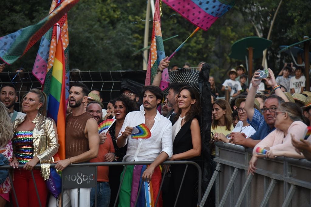 Eva González en el pregón del orgullo LGTBI en Sevilla, 27 de junio de 2024