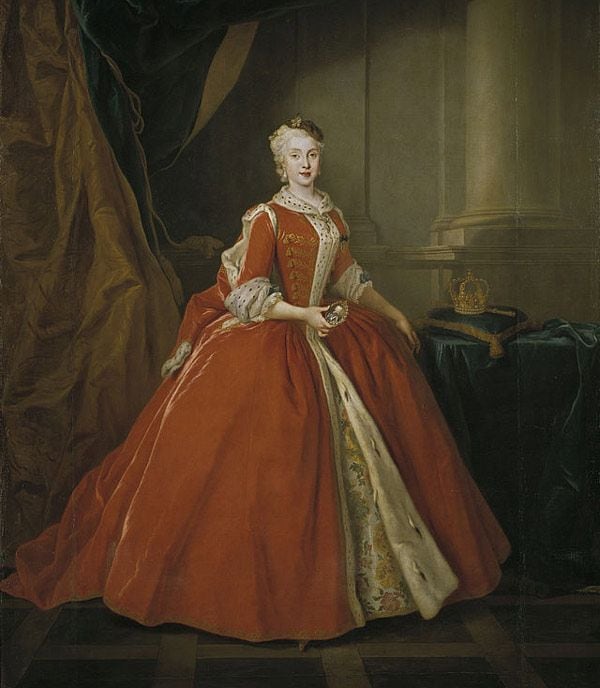 María Amalia Cristina Francisca Javiera Flora Walburga de Sajonia era hija de Augusto III de Polonia (1696-1763) y de María Josefa de Austria (1699-1757), perteneciente a una de las dinastías más antiguas del continente europeo, la llamada Casa de Wettin, cuyos orígenes se remontan al siglo X
