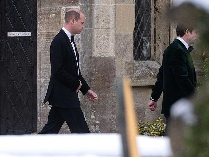 El príncipe Guillermo acude a una boda de unos amigos 