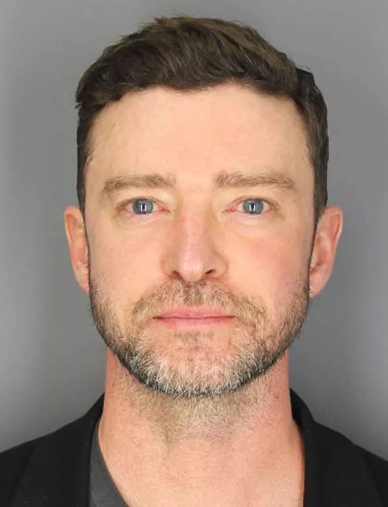 La foto de la detención de Justin Timberlake 