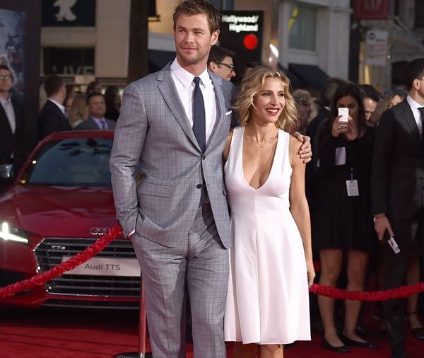 Elsa Pataky deslumbró en el estreno con un vestido blanco parecido al que lució la gran diva Marilyn Monroe en la película La tentación vive arriba
