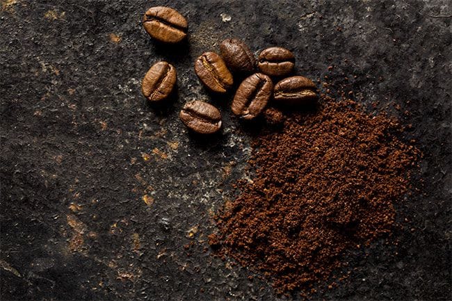 Posos de café para un exfoliante casero