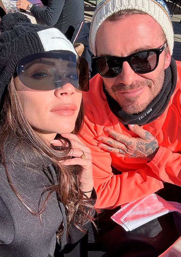 Victoria Beckham con look deportivo 'aprés ski'