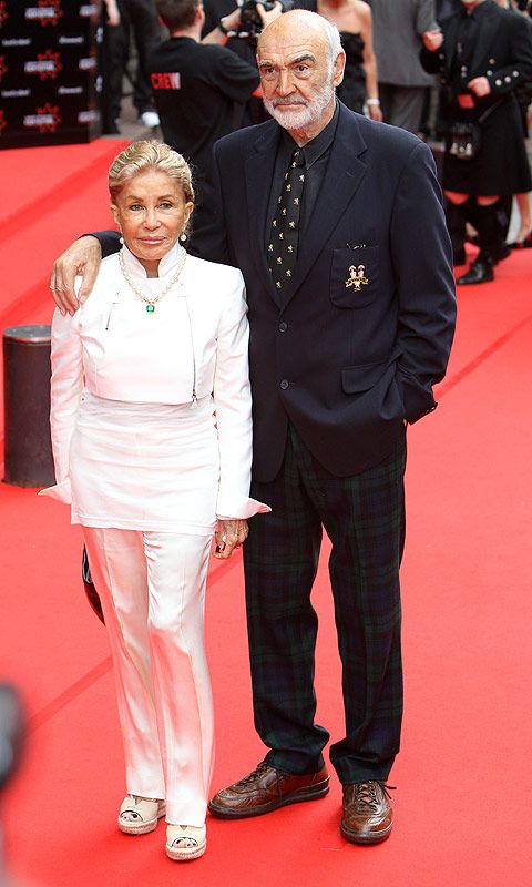 Micheline Roquebrune y Sean Connery
