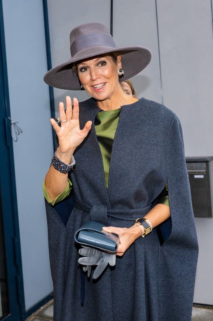 Queen Máxima of the Netherlands at the National Ballet Academy in Amsterdam