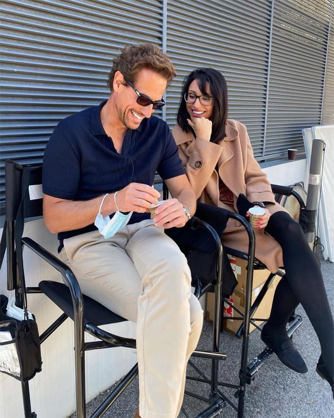 Ioan Gruffud con Bianca Wallace