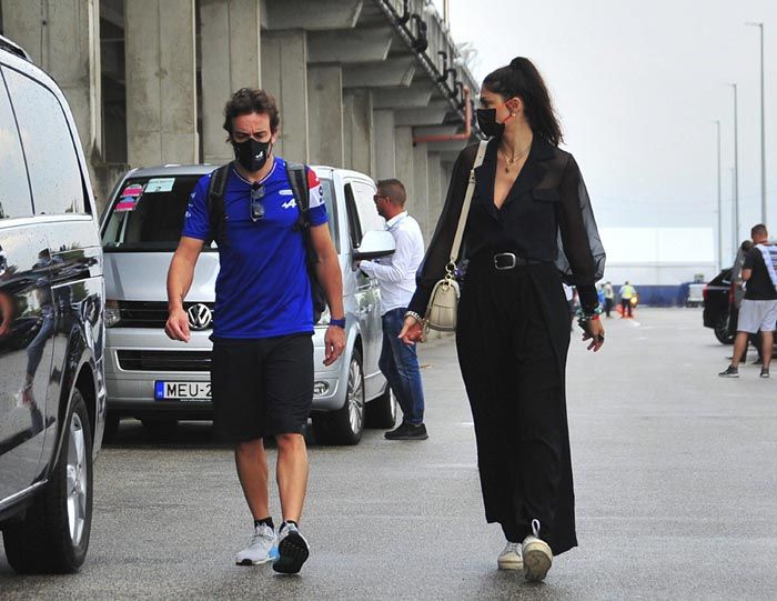 Fernando Alonso y Linda Morselli