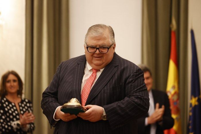 Agustín Carstens y Rey Felipe