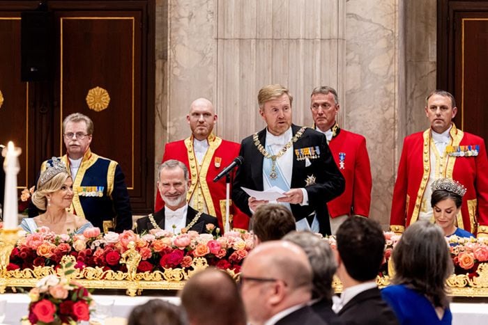 Banquete de Estado ofrecido por Guillermo y Máxima de los Países Bajos a los reyes Felipe y Letizia