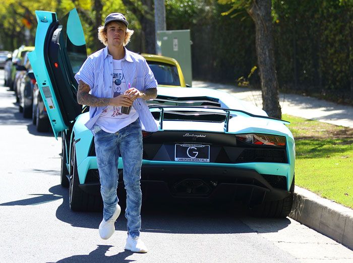 justin bieber lamborghini