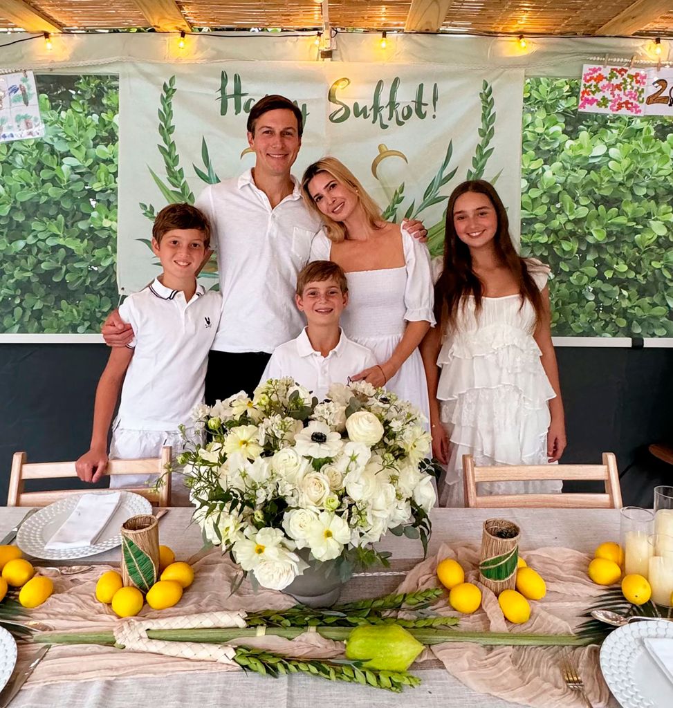 Ivanka Trump con su familia