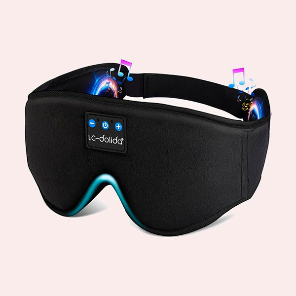 LC-dolida 3D Antifaz para Dormir con Auriculares Bluetooth V5.4