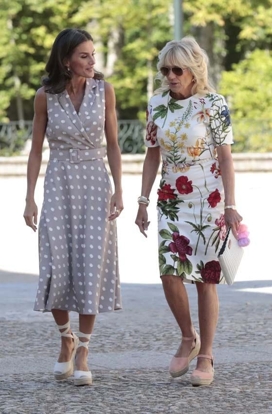 Reina Letizia alpargatas look