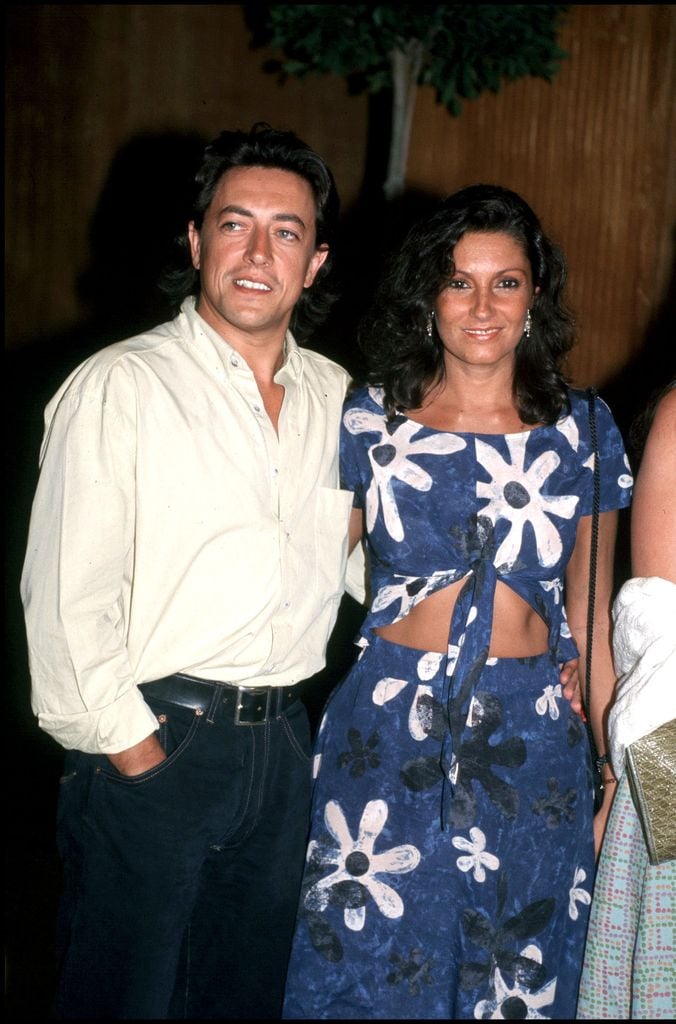Carmen Ordóñez y Ernesto Meyra en Marbella en 1997