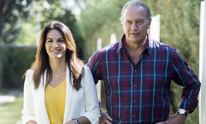 Bertín Osborne y Fabiola Martínez