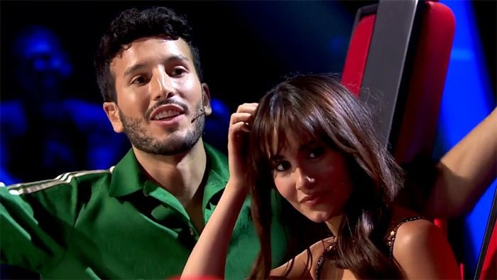 Sebastián Yatra y Aitana en plató