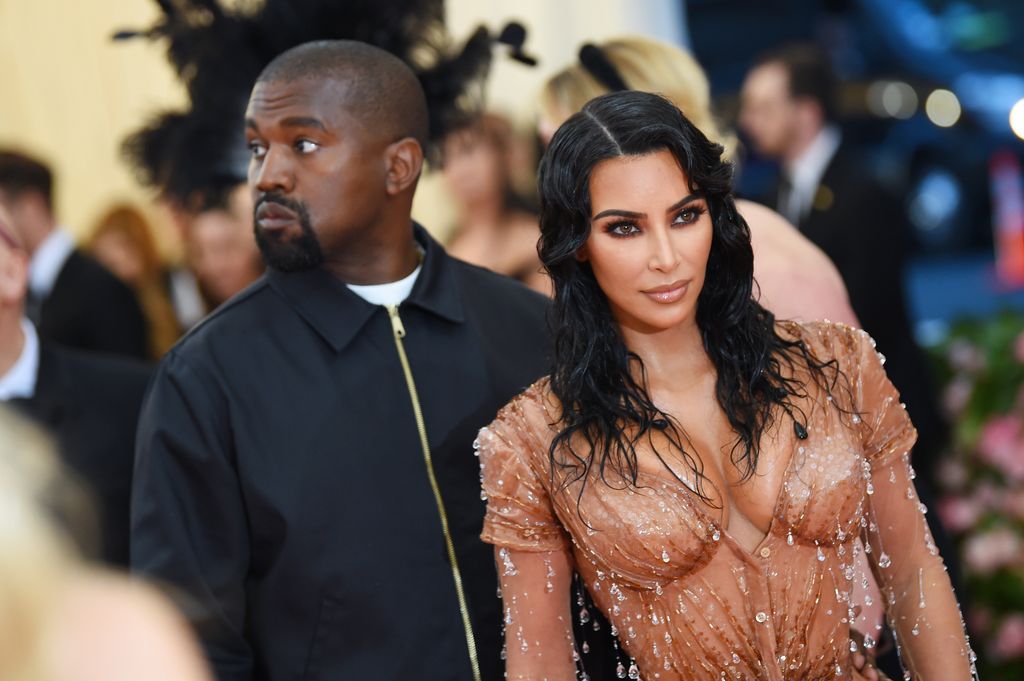  Kim Kardashian  y Kanye West 