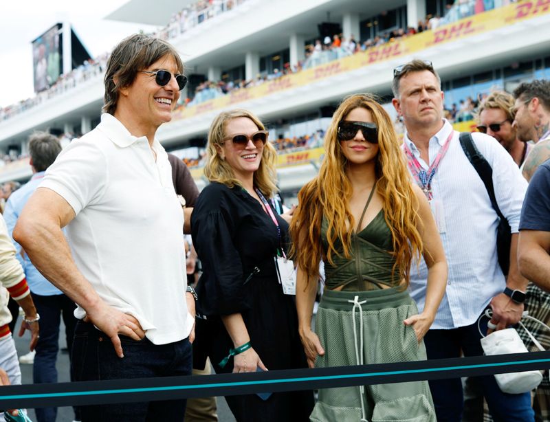 Shakira y Tom Cruise