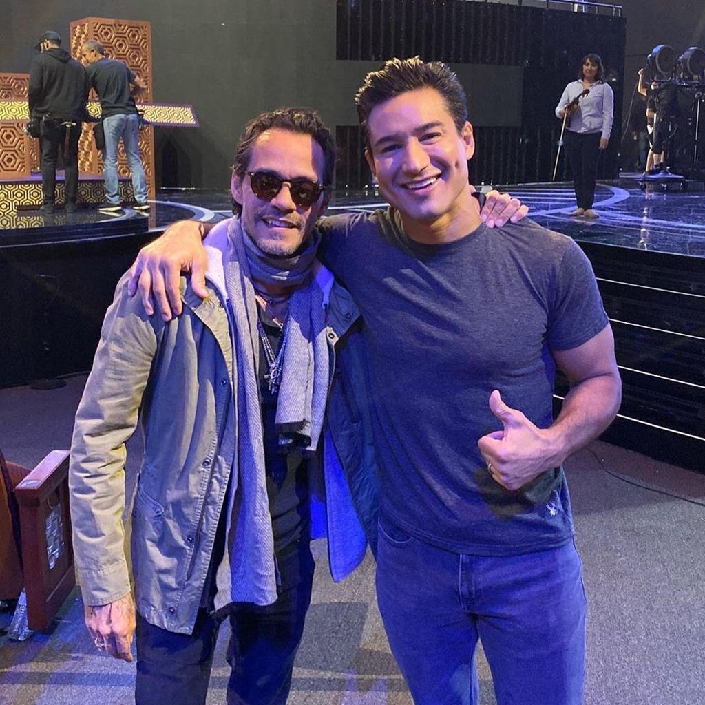 Marc Anthony y Mario Lopez