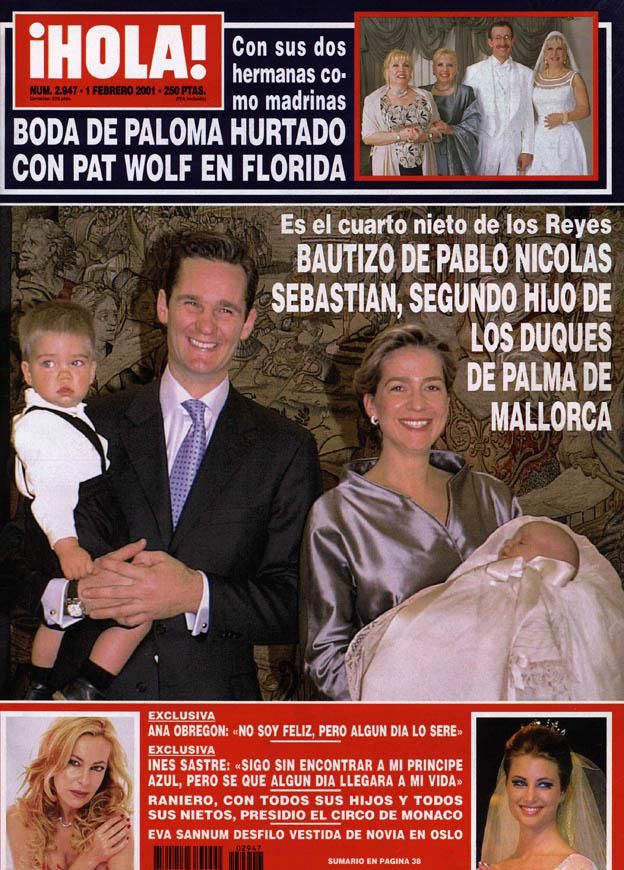 HOLA 4022. Portadas Cristina de Borbón e Iñaki Urdangarín.