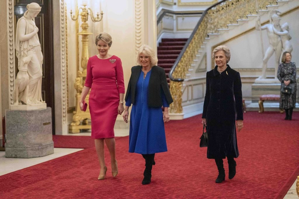 Reina Camilla y Matilde de Bélgica