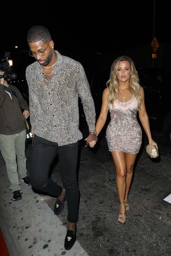 Khloé Kardashian con Tristan Thompson