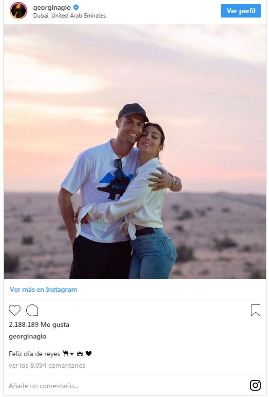 Cristiano Ronaldo y Georgina Rodríguez