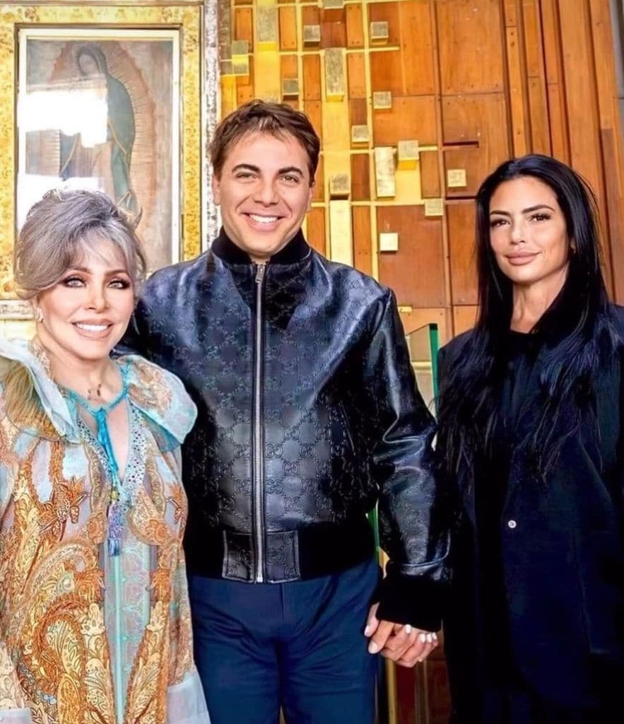 Verónica Castro, Cristian Castro y Mariela Sánchez