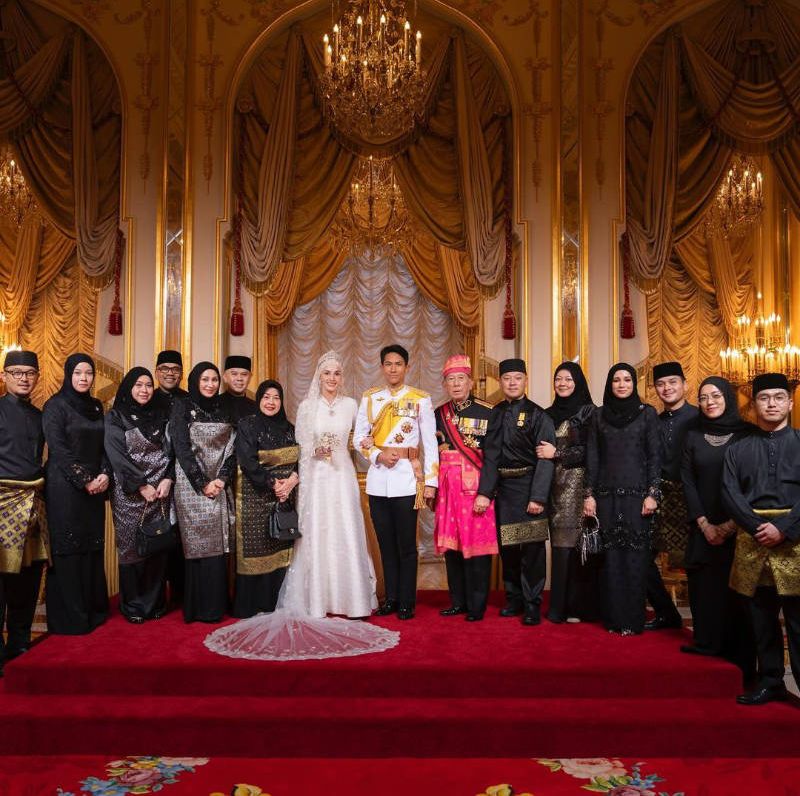 vestidos de novia boda príncipe de Brunéi