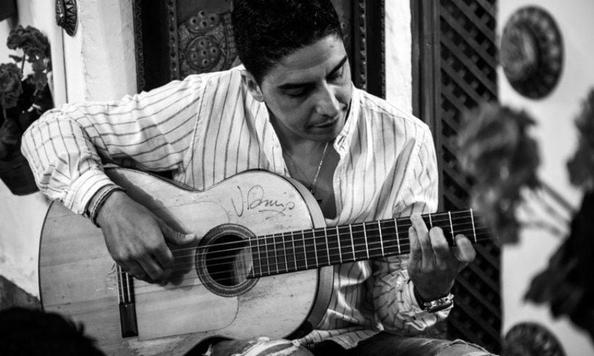 Flamenco en la Taberna El Bordón.