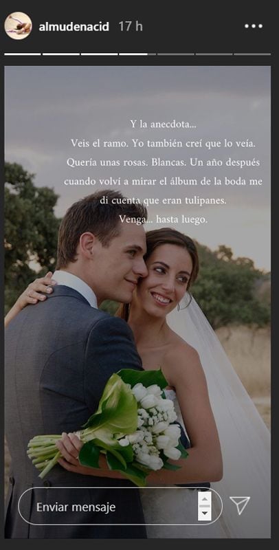 Christian Gálvez y Almudena Cid celebran diez años de casados desvelando una curiosa anécdota de su boda